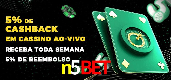 Promoções do cassino ao Vivo n5bet